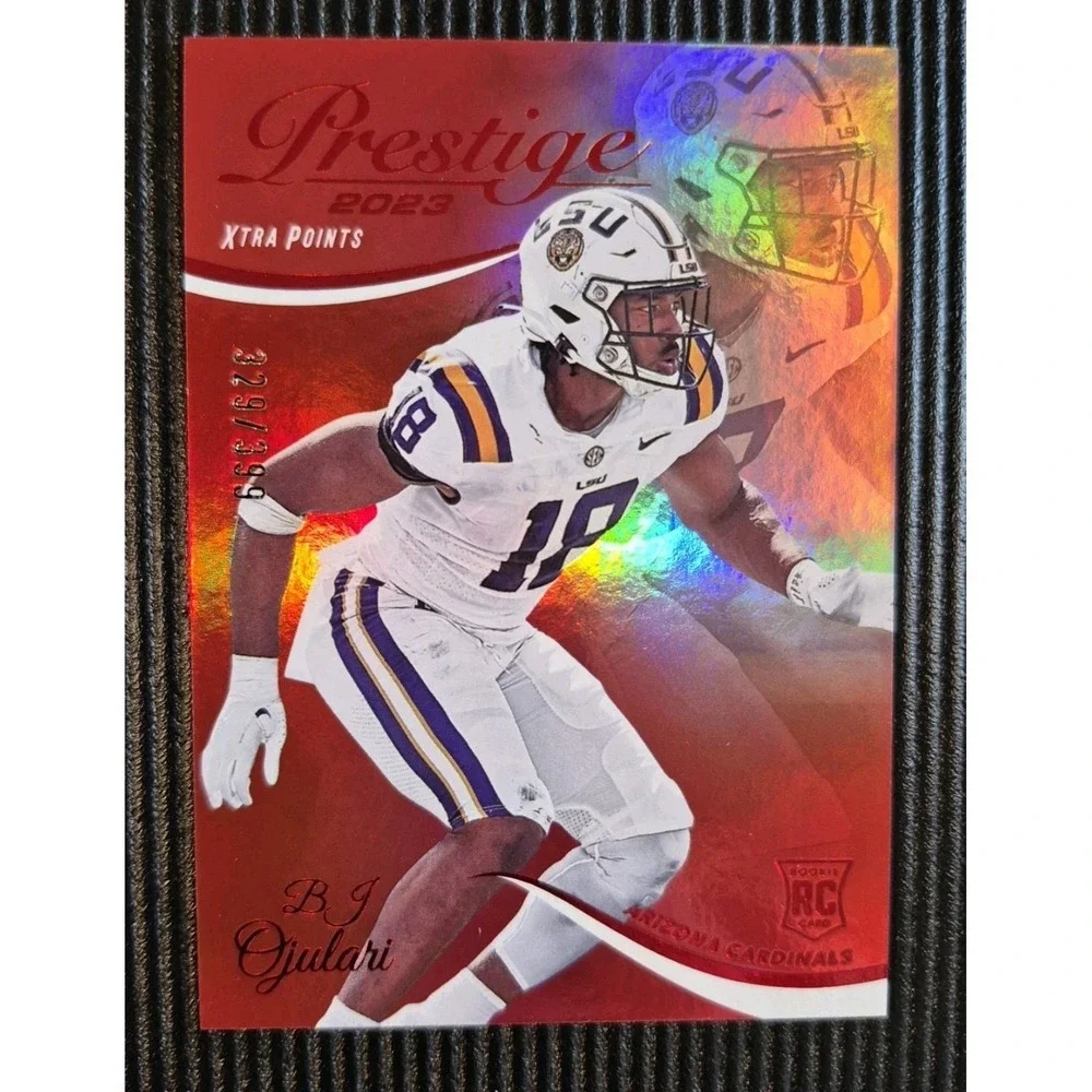 2023 Panini Prestige Rookies BJ Ojulari #305 Xtra Points Red /499 (RC) Cardinals